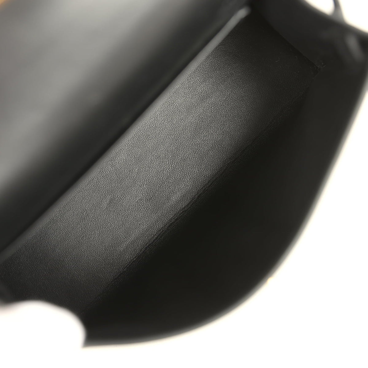 Hermes Kelly Sellier 20 Black Epsom Gold Hardware