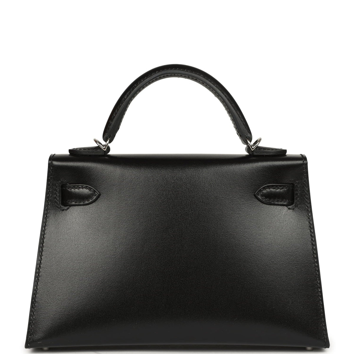 Hermes Kelly Sellier 20 Black Box Palladium Hardware