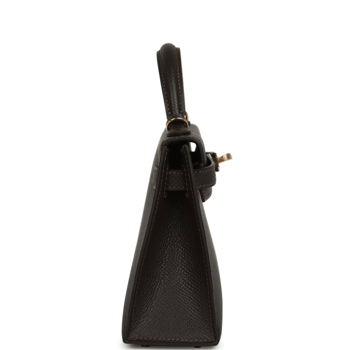 Hermes Kelly Sellier 20 Bai Brun Epsom Permabrass Hardware