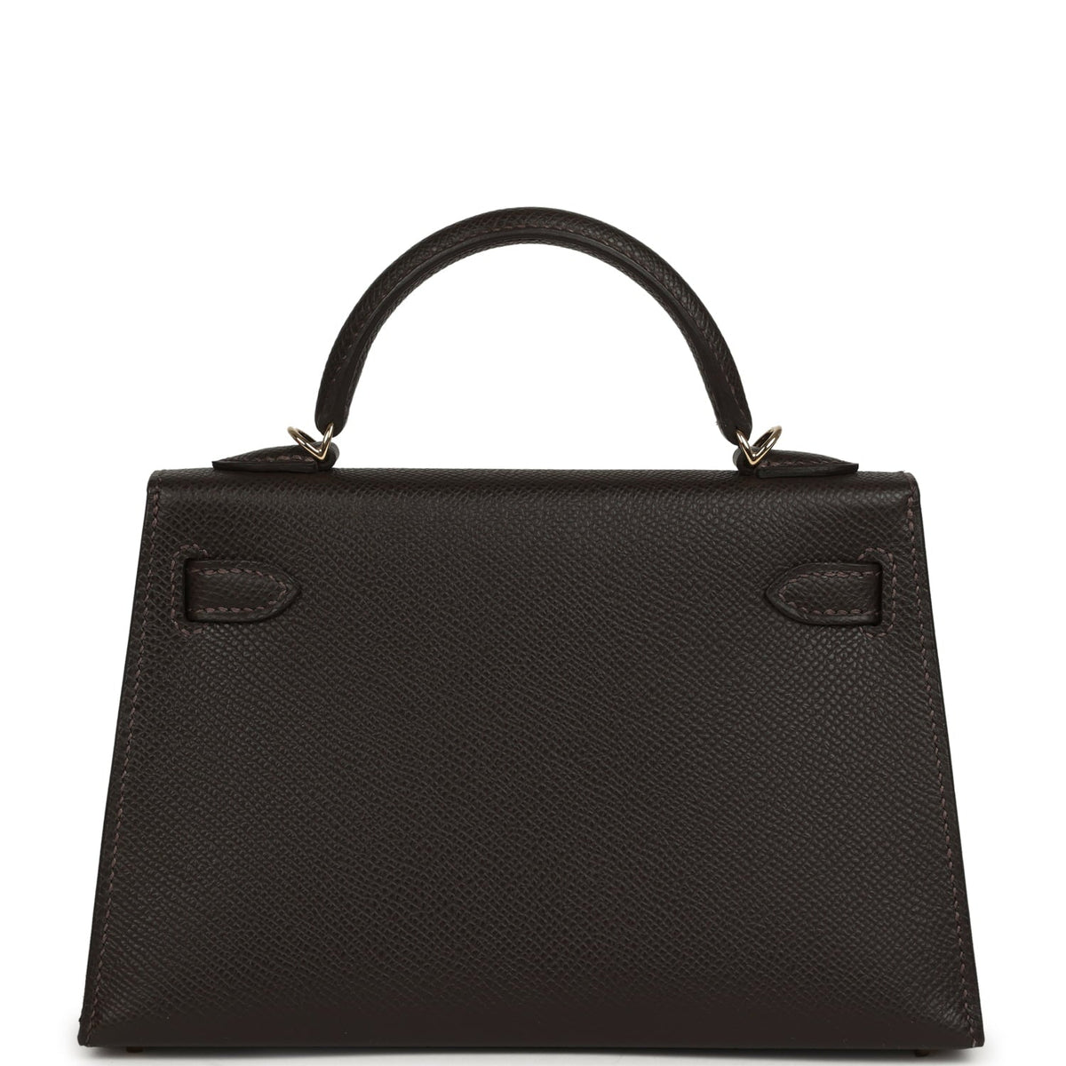 Hermes Kelly Sellier 20 Bai Brun Epsom Permabrass Hardware