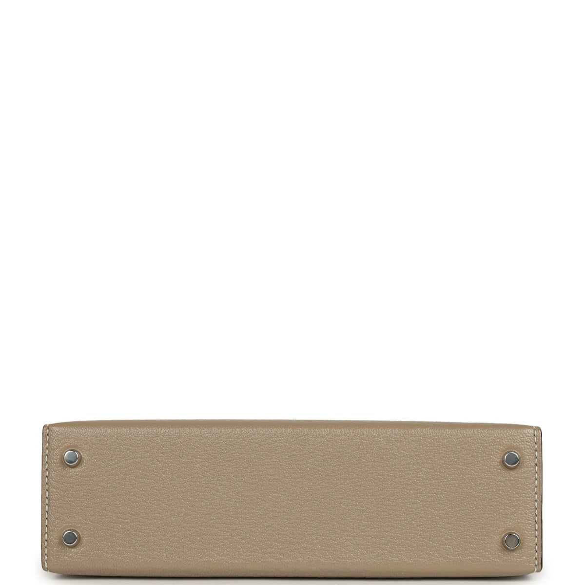 Hermes Special Order (HSS) Kelly Sellier 20 Gris Tourterelle, Gris Perle Chevre Mysore Palladium Hardware