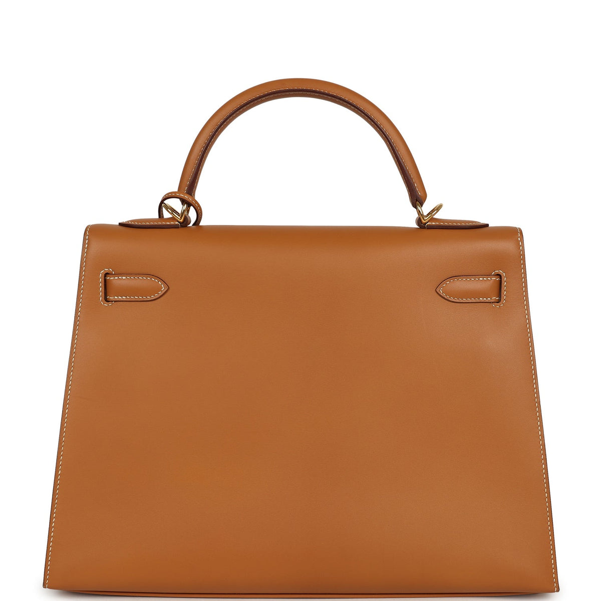 Vintage Hermes Kelly Sellier 32 Naturel Sable Chamonix Gold Hardware