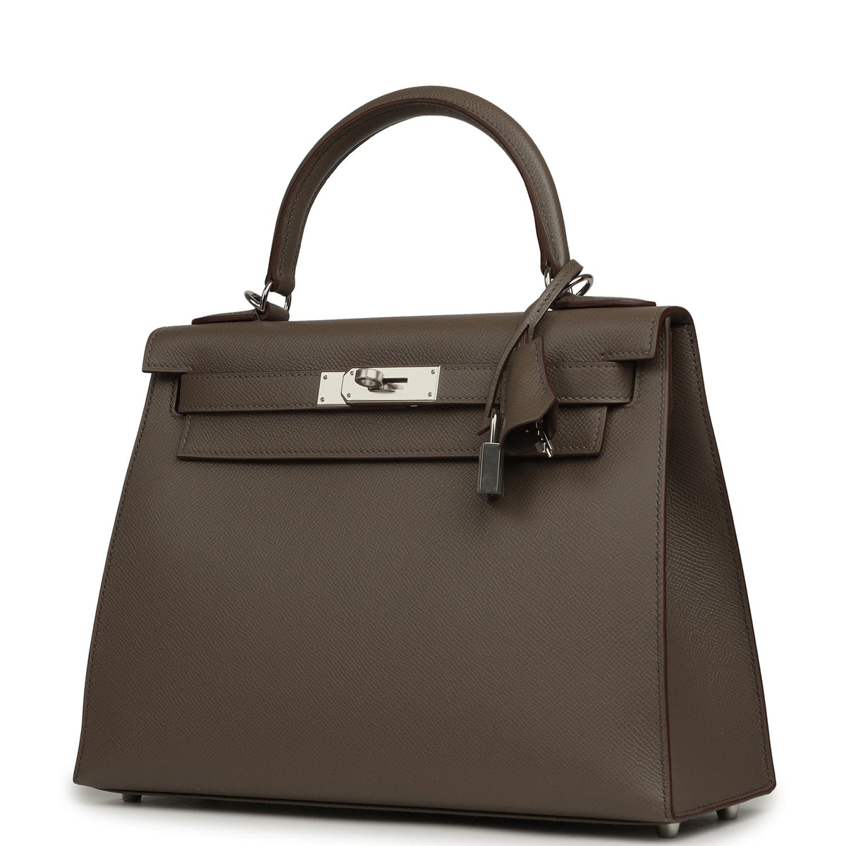 Hermes Kelly Sellier 28 Etain Epsom Palladium Hardware