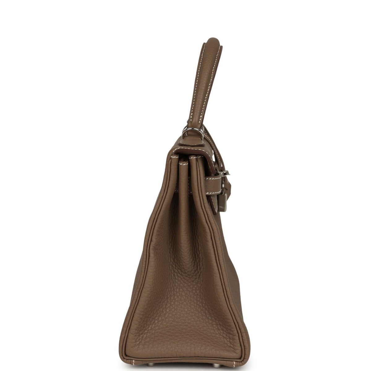 Hermes Kelly Retourne 28 Etoupe Togo Palladium Hardware