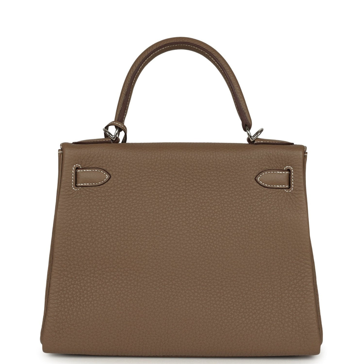 Hermes Kelly Retourne 28 Etoupe Togo Palladium Hardware