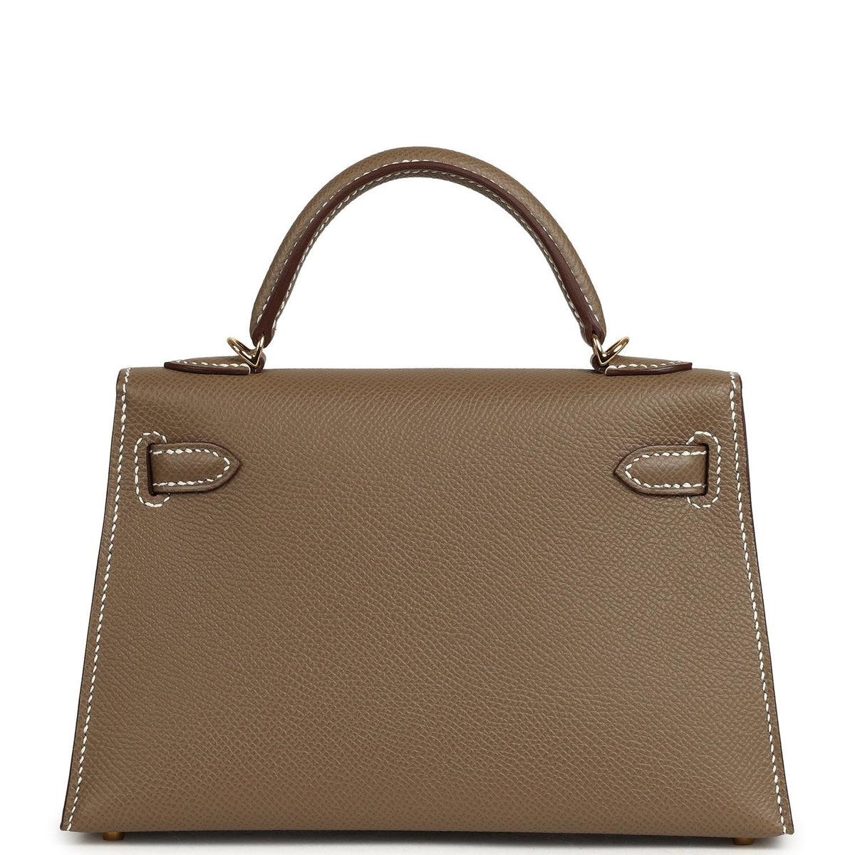 Hermes Kelly Sellier 20 Etoupe Epsom Gold Hardware