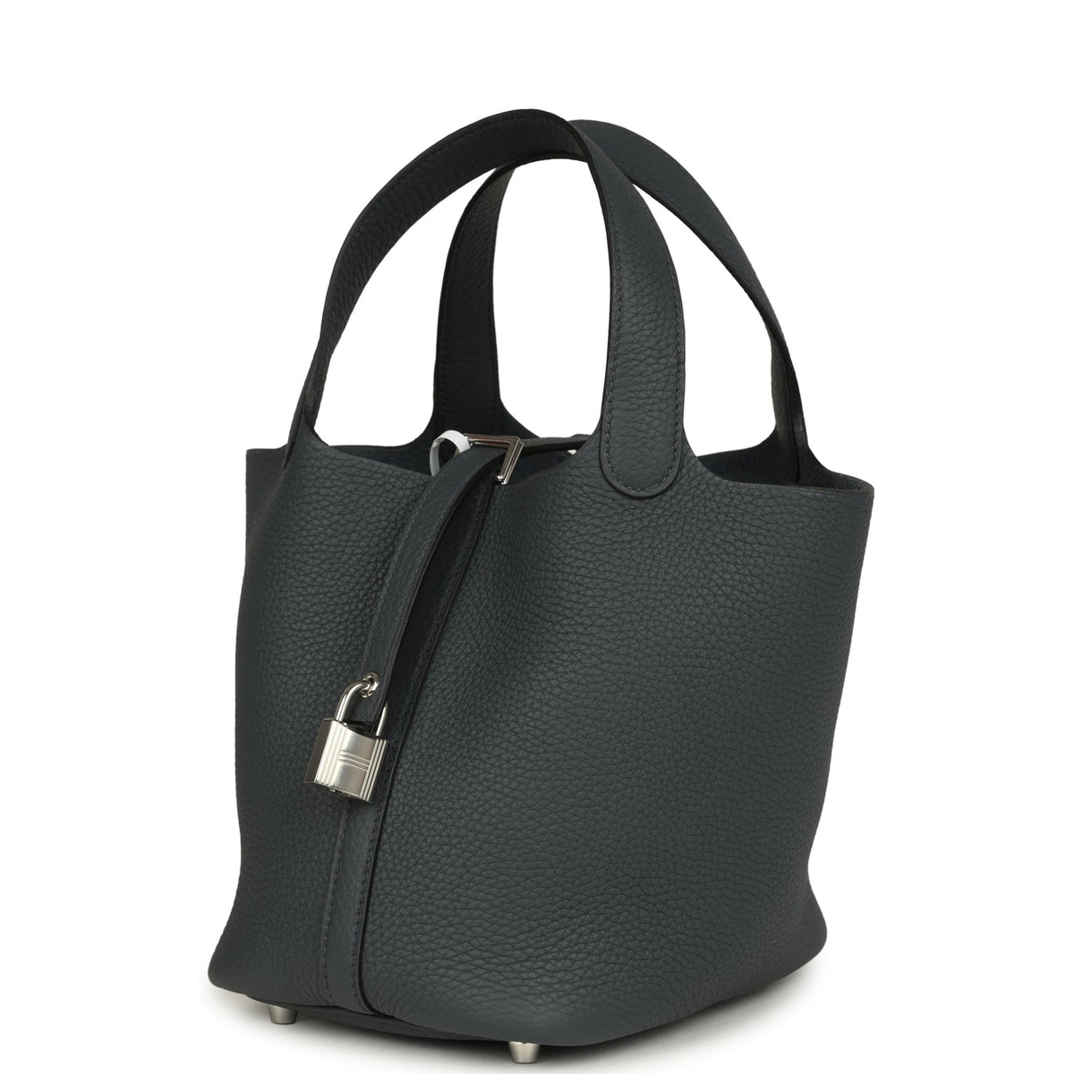 Hermes Picotin Lock 18 Gris Misty Clemence Palladium Hardware
