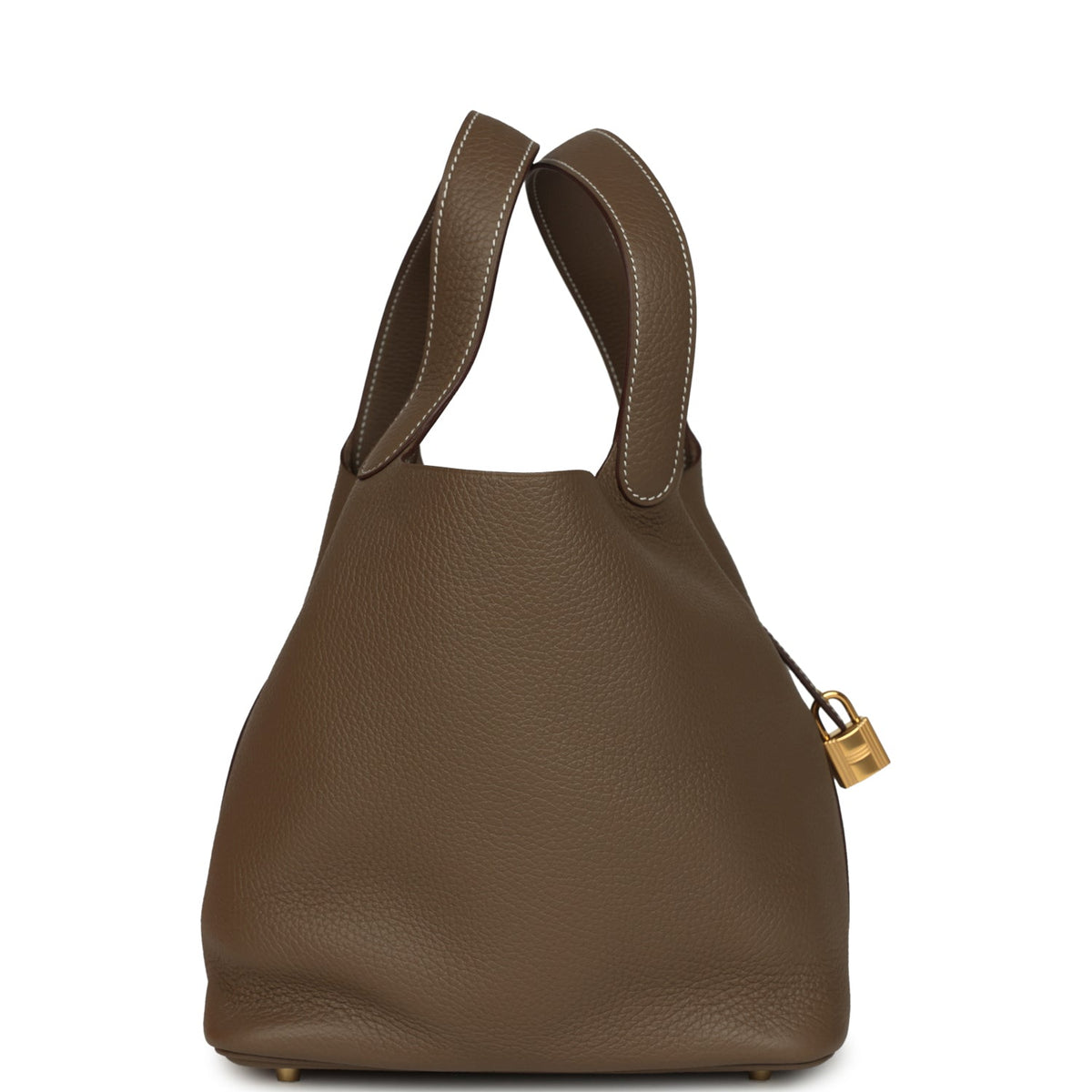 Hermes Picotin Lock 22 Etoupe Clemence Gold Hardware