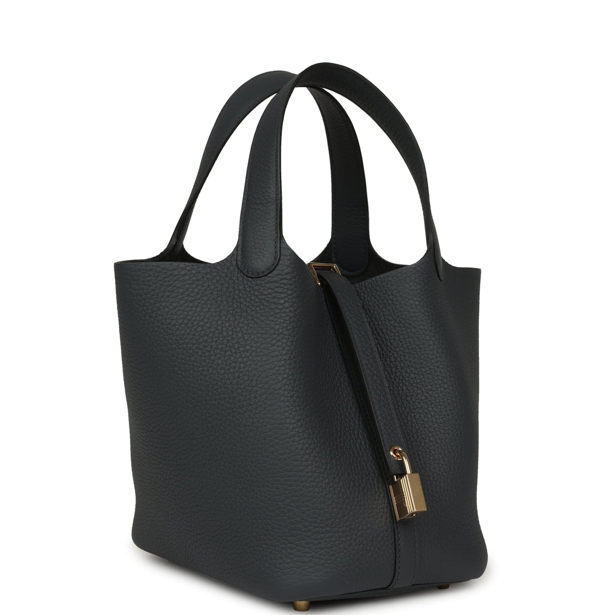 Hermes Picotin Lock 18 Gris Misty Clemence Permabrass Hardware