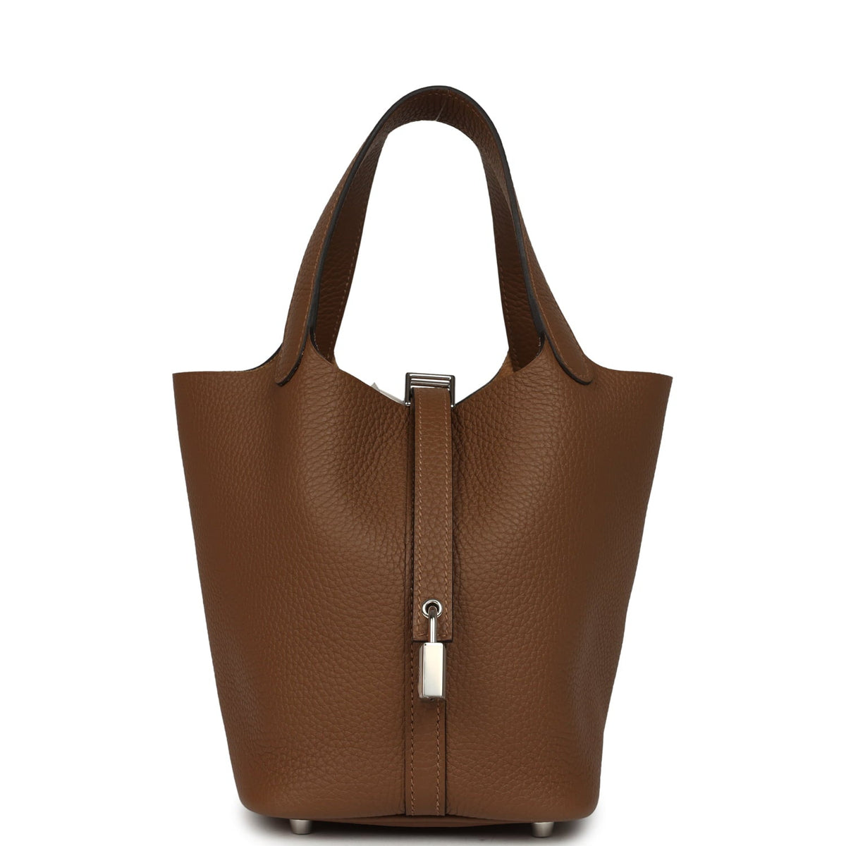 Hermes Picotin Lock 18 Alezan Clemence Palladium Hardware
