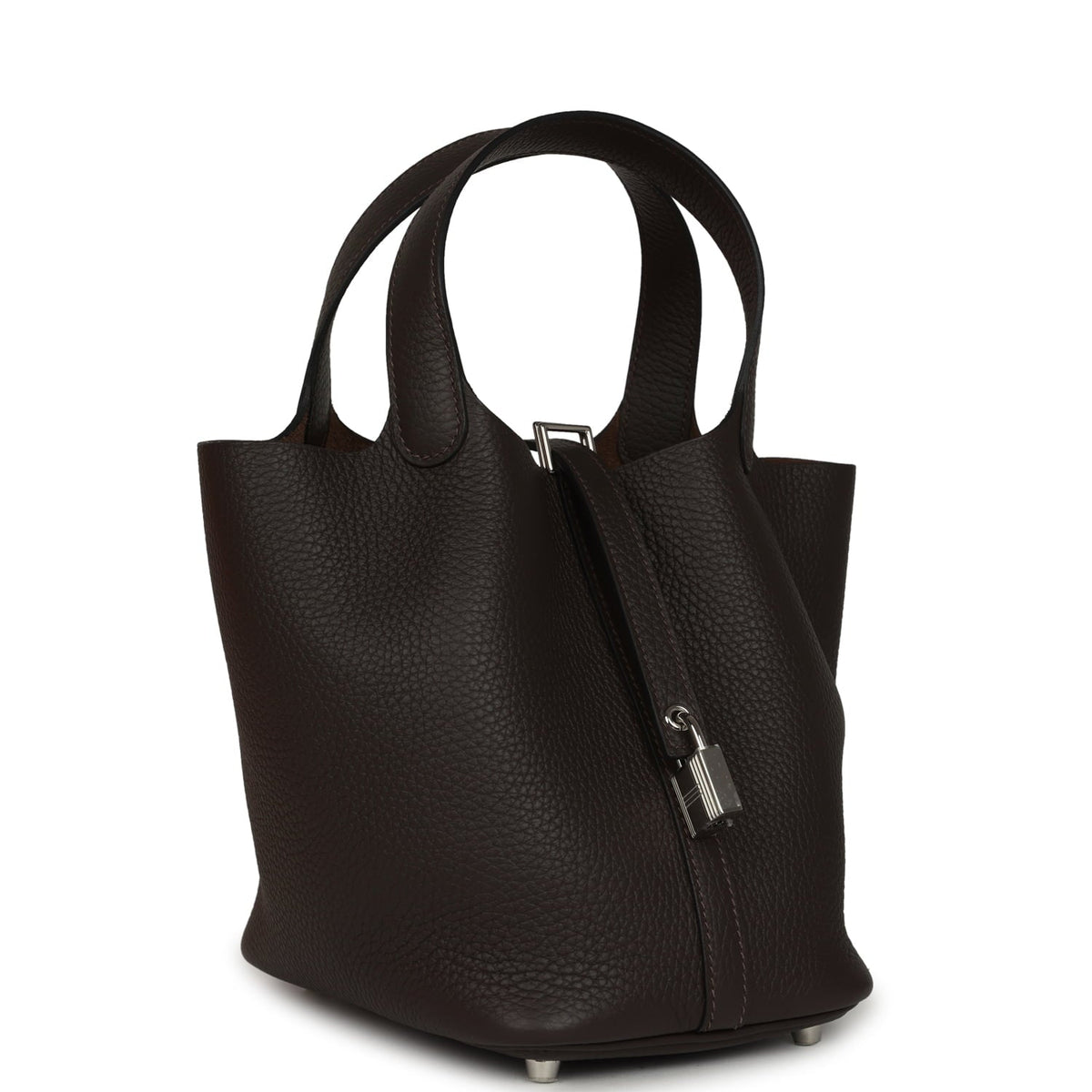 Hermes Picotin Lock 18 Ebene Clemence Palladium Hardware