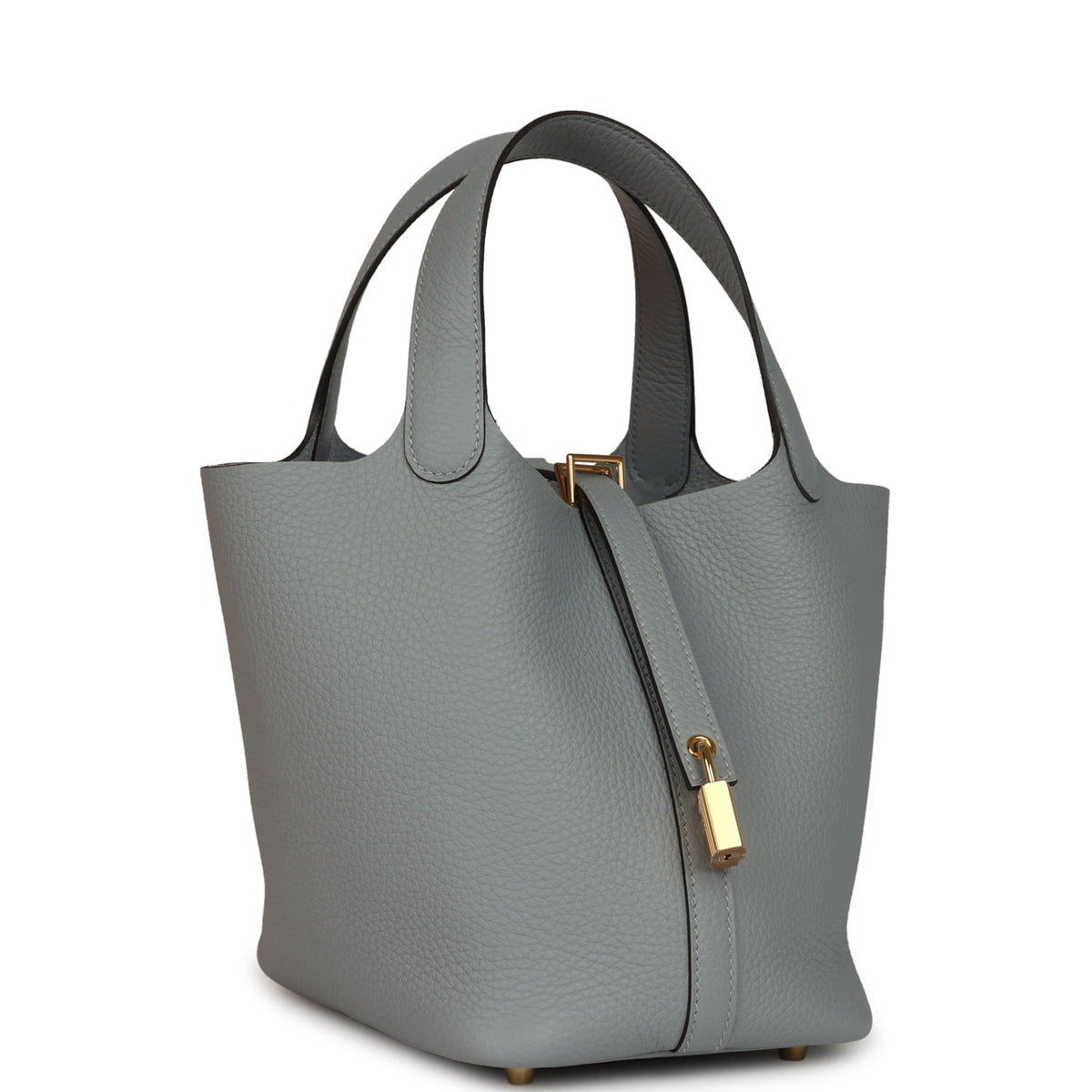 Hermes Picotin Lock 18 Gris Pantin Clemence Gold Hardware