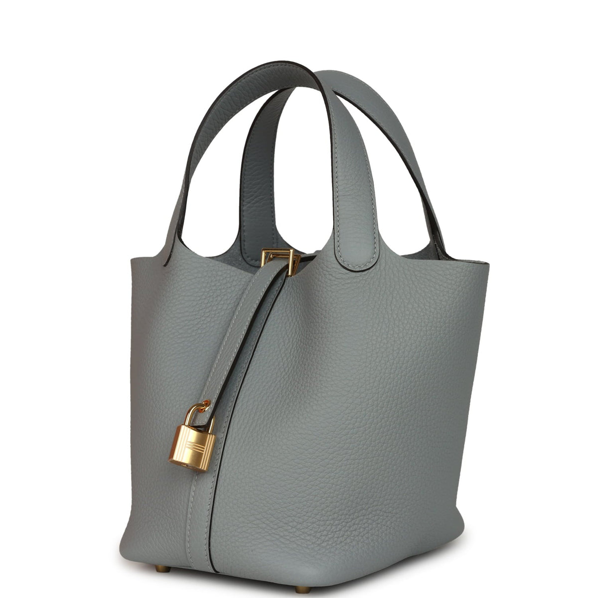 Hermes Picotin Lock 18 Gris Pantin Clemence Gold Hardware