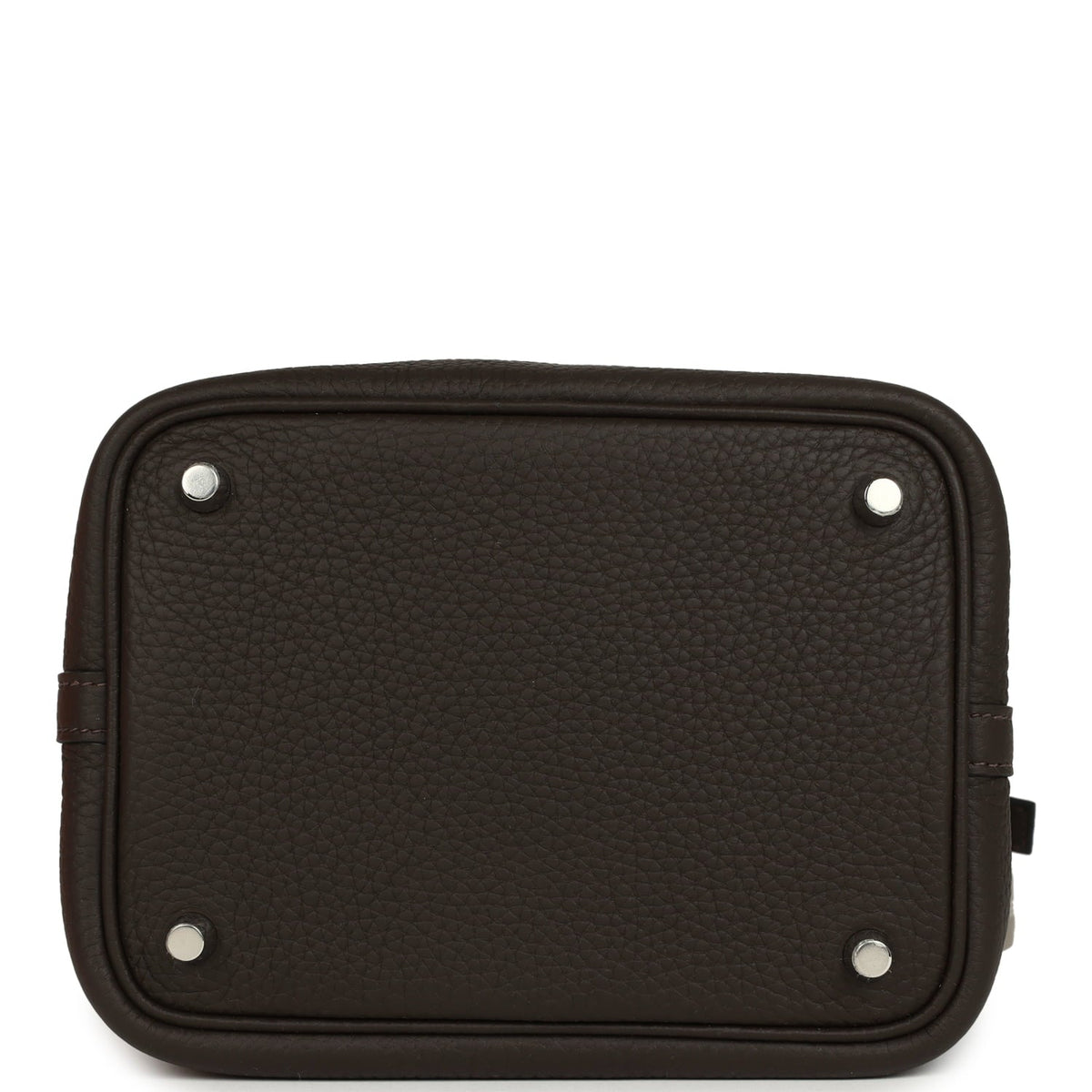 Hermes Picotin Lock 18 Bai Brun Clemence Palladium Hardware