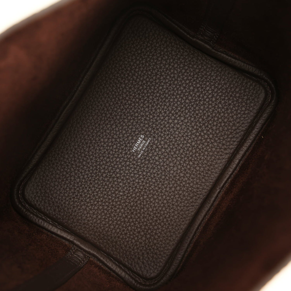 Hermes Picotin Lock 18 Bai Brun Clemence Palladium Hardware