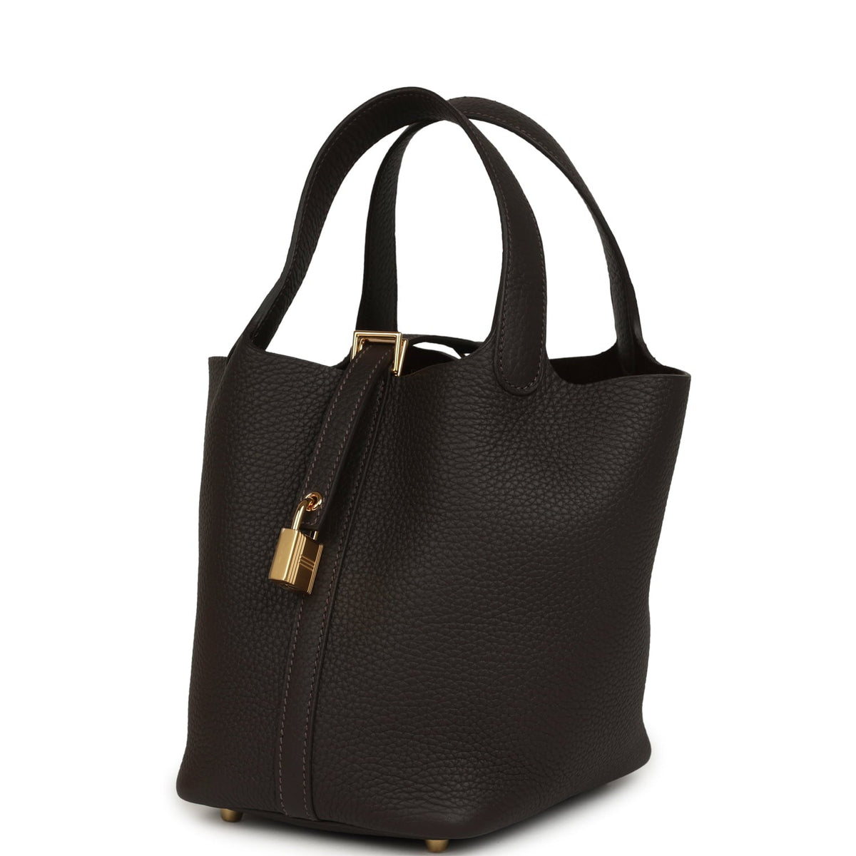 Hermes Picotin Lock 18 Bai Brun Clemence Gold Hardware
