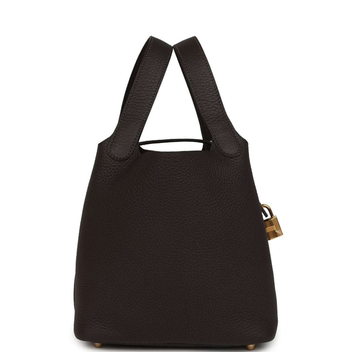 Hermes Picotin Lock 18 Bai Brun Clemence Gold Hardware