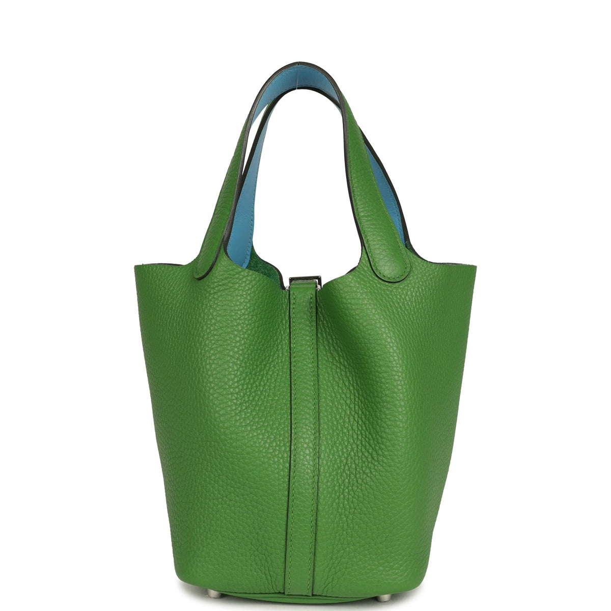 Hermes Picotin Lock 18 Eclat Vert Yucca Clemence, Celeste Swift Palladium Hardware