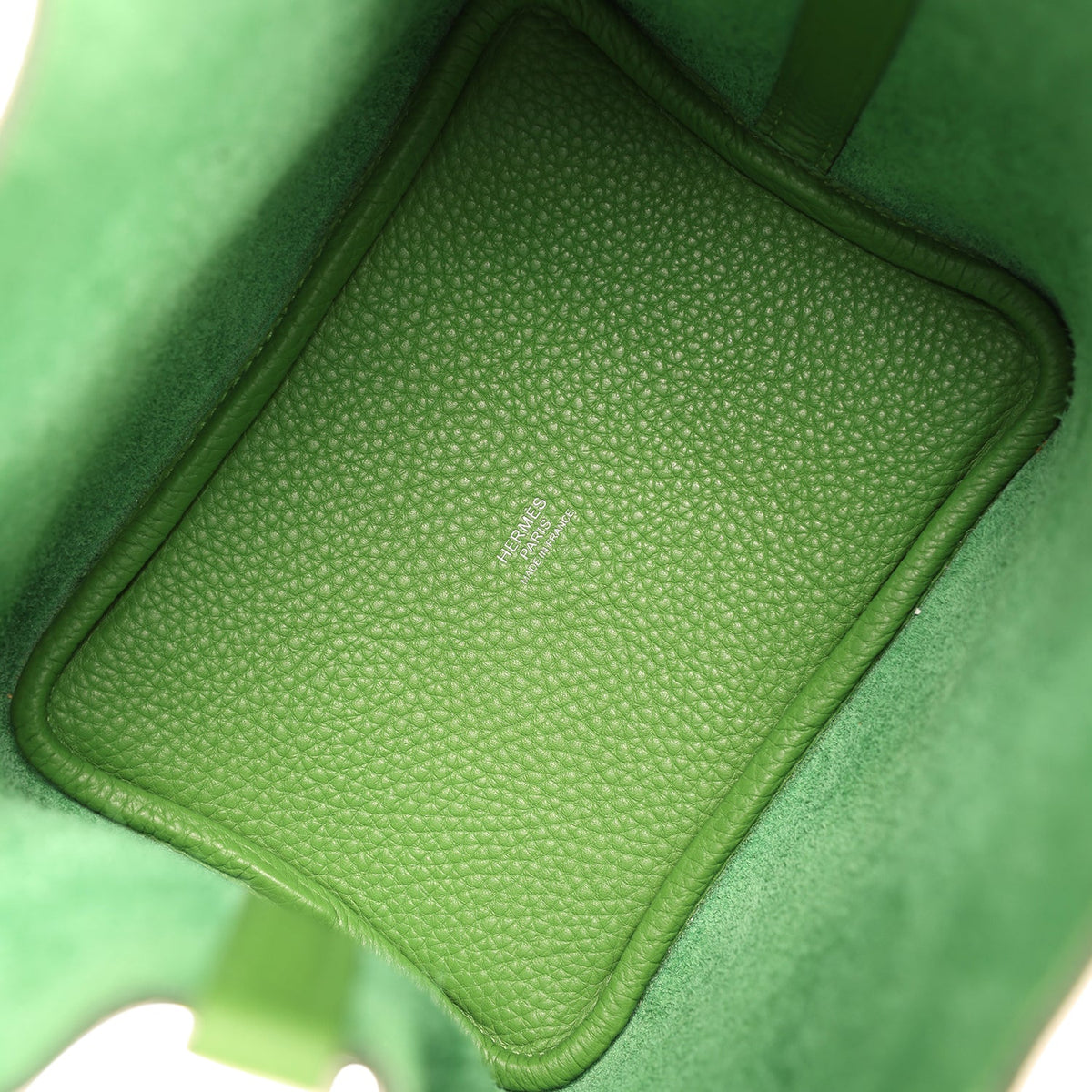 Hermes Picotin Lock 18 Eclat Vert Yucca Clemence, Celeste Swift Palladium Hardware