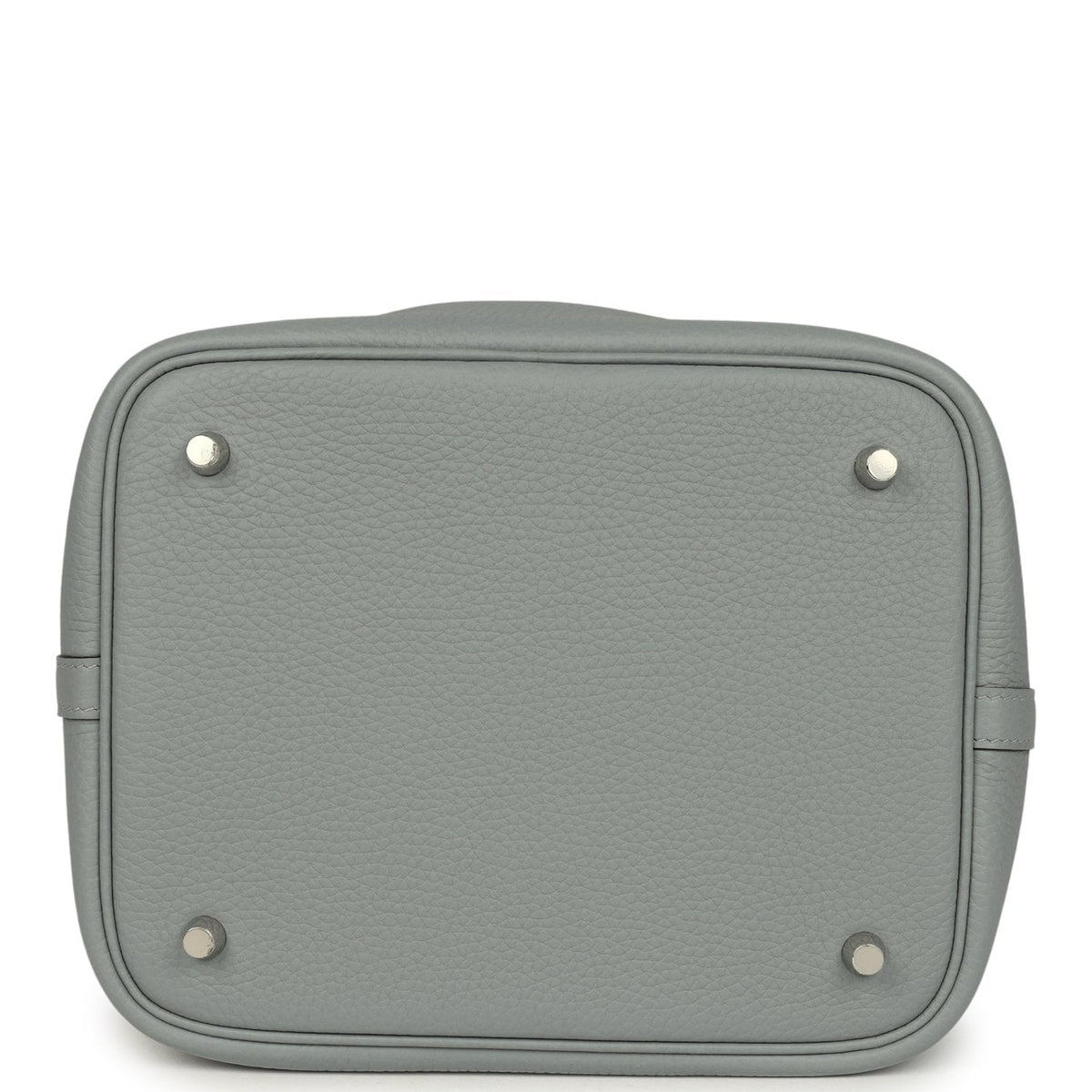 Hermes Picotin Lock 22 Gris Pantin Clemence Palladium Hardware