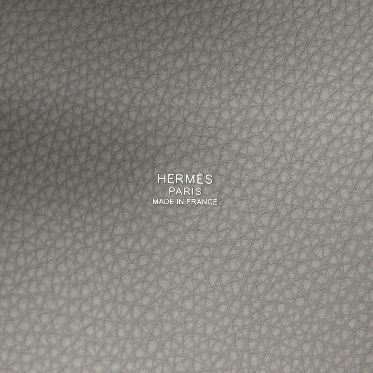 Hermes Picotin Lock 22 Gris Pantin Clemence Palladium Hardware