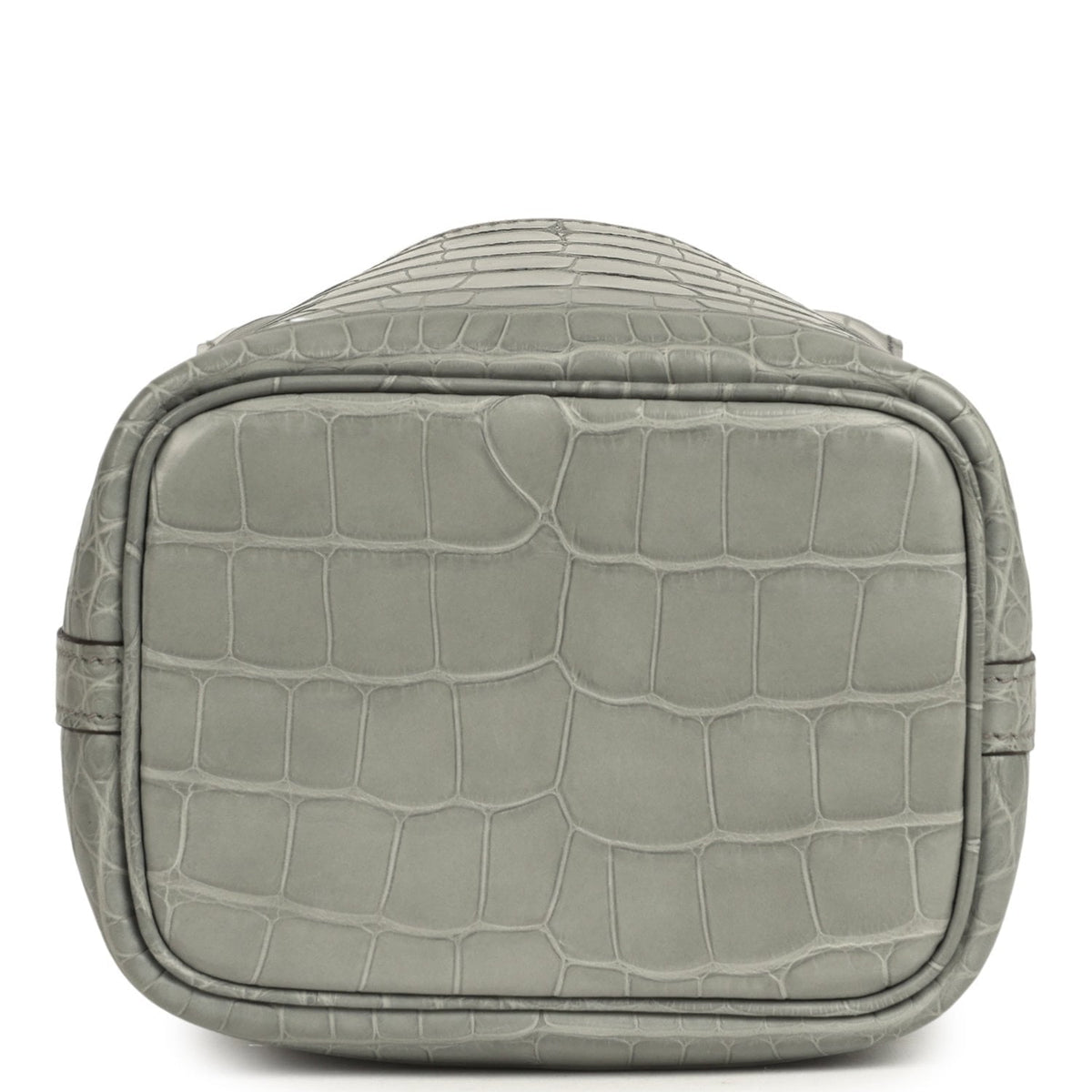 Hermes Micro Picotin Lock 14 Gris Ciment Matte Alligator Gold Hardware