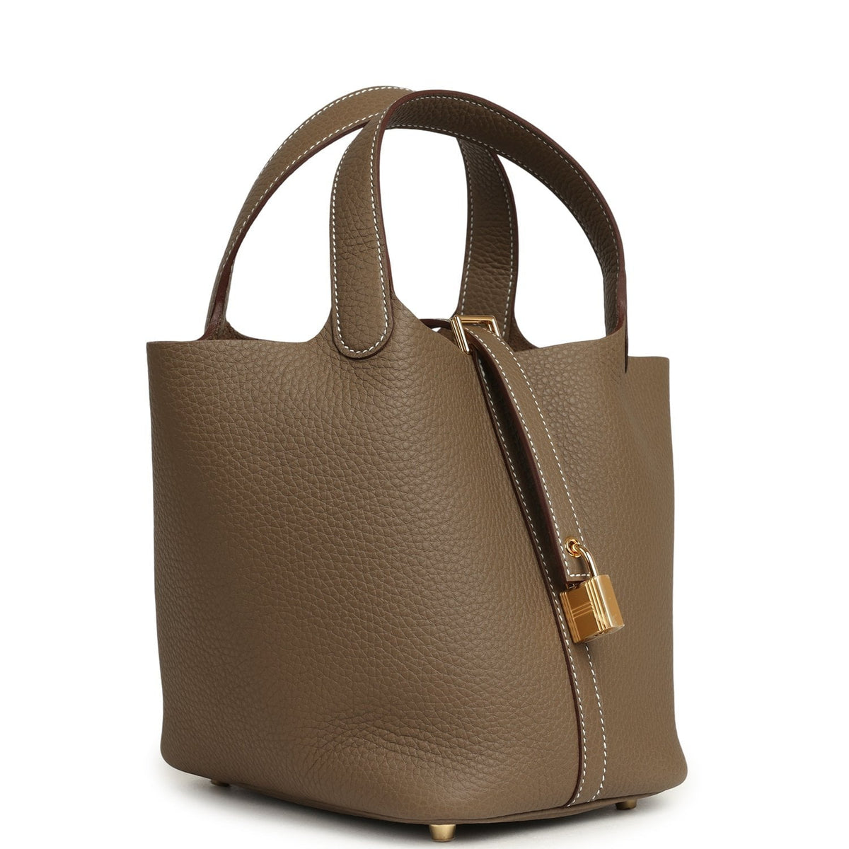 Hermes Picotin Lock 18 Etoupe Clemence Gold Hardware