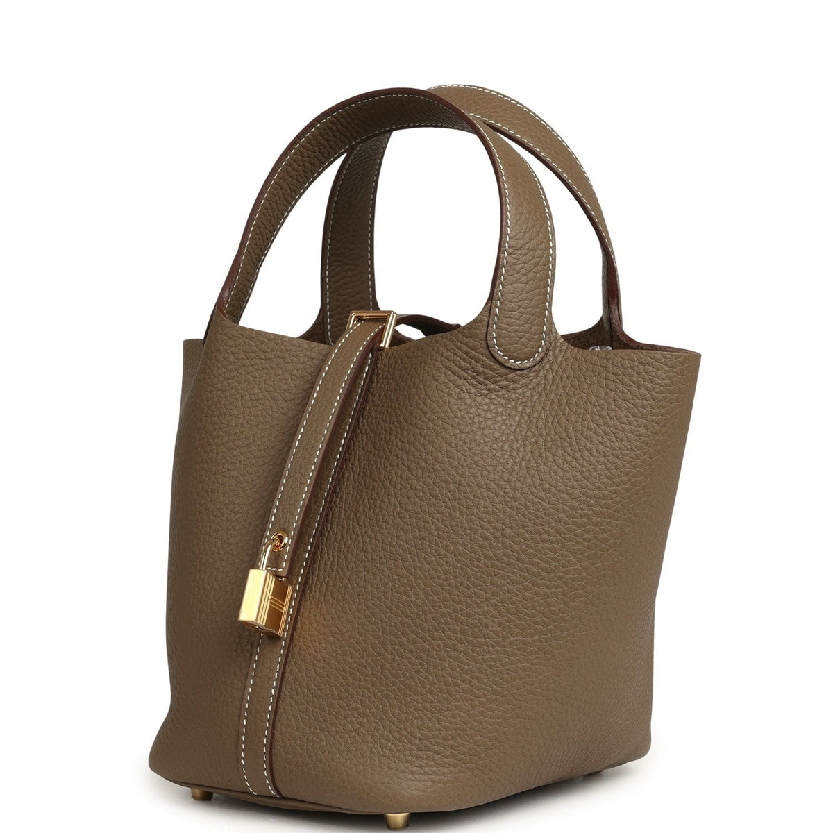 Hermes Picotin Lock 18 Etoupe Clemence Gold Hardware