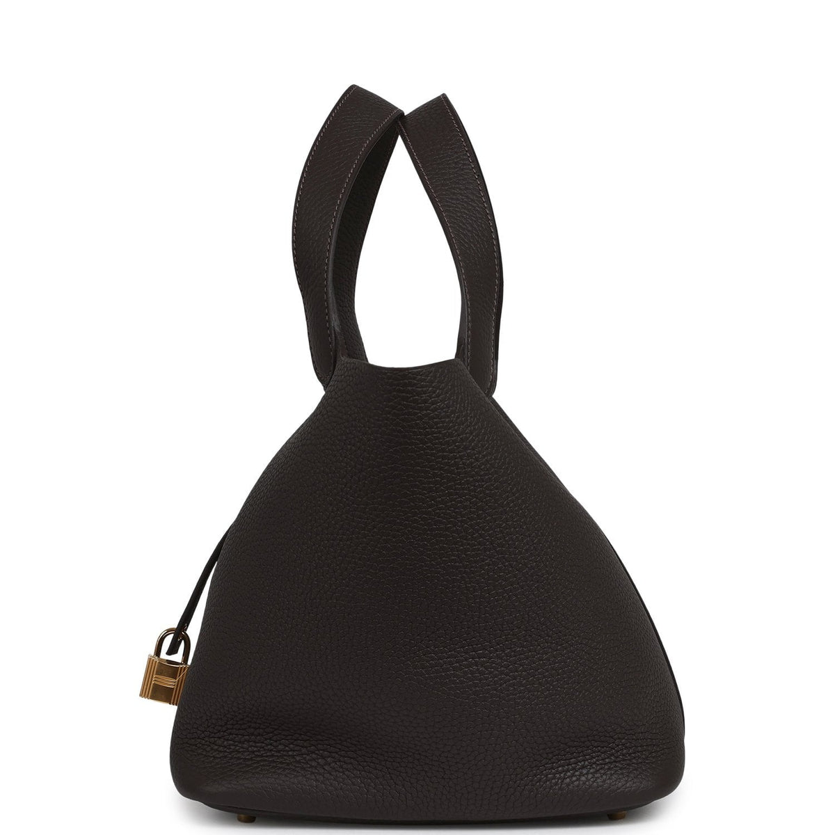 Hermes Picotin Lock 22 Bai Brun Clemence Gold Hardware