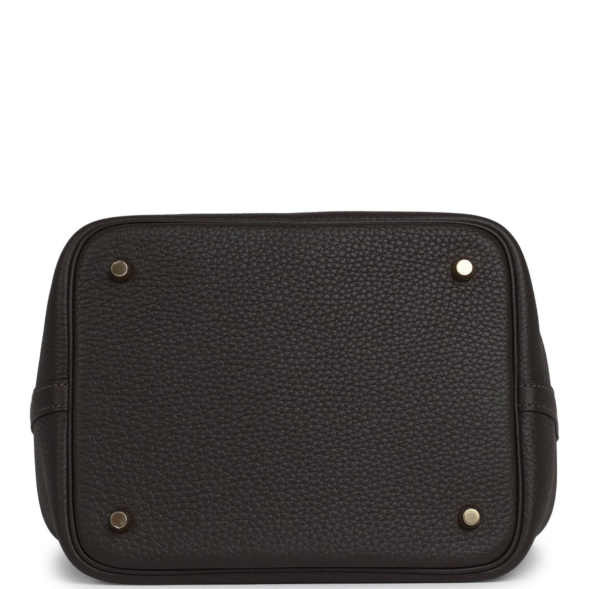 Hermes Picotin Lock 22 Bai Brun Clemence Gold Hardware