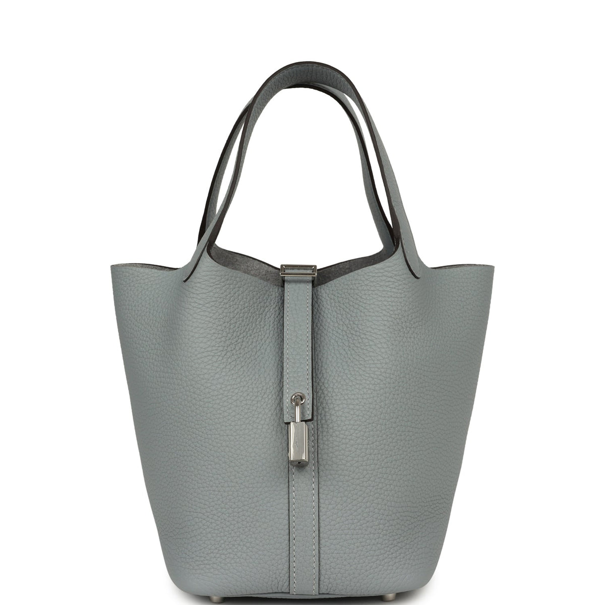 Hermes Picotin Lock 18 Gris Pantin Clemence Palladium Hardware