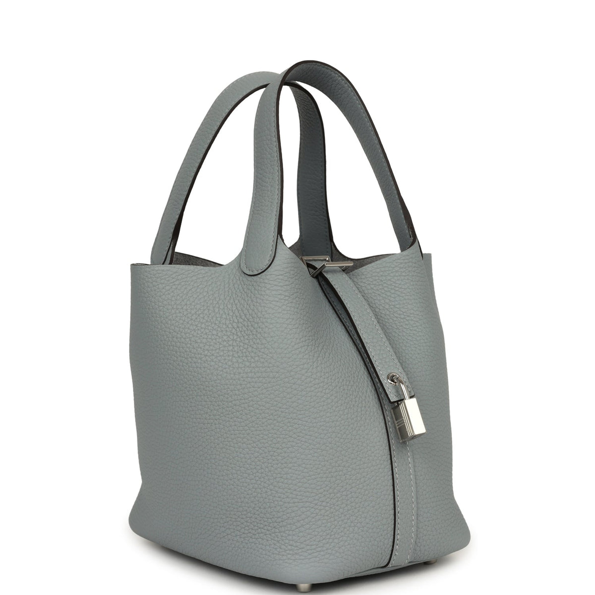 Hermes Picotin Lock 18 Gris Pantin Clemence Palladium Hardware