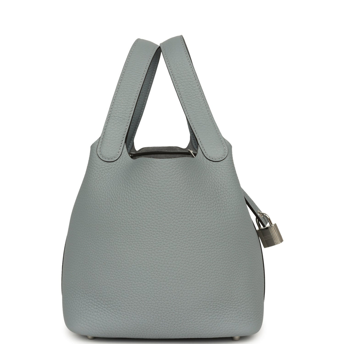 Hermes Picotin Lock 18 Gris Pantin Clemence Palladium Hardware