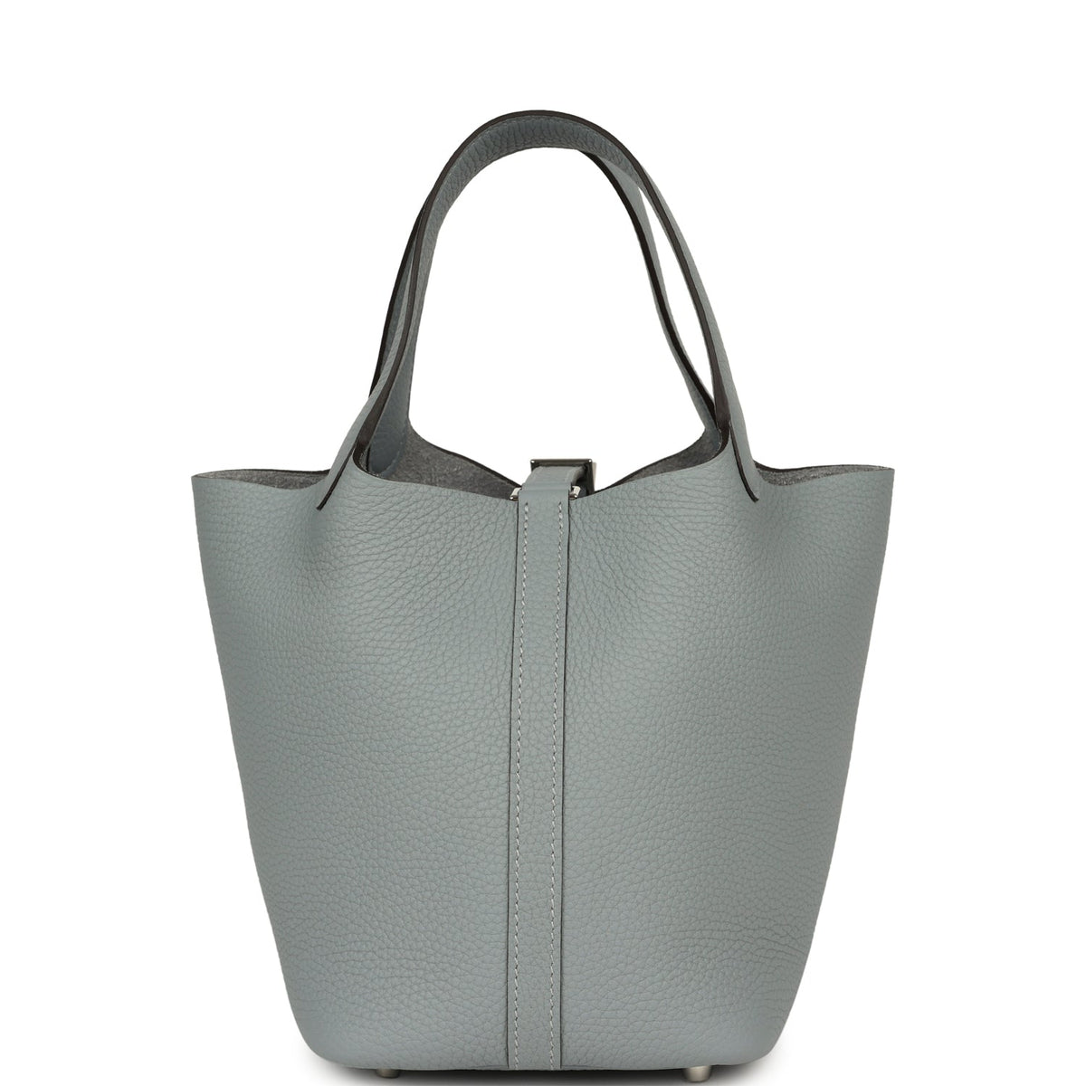 Hermes Picotin Lock 18 Gris Pantin Clemence Palladium Hardware