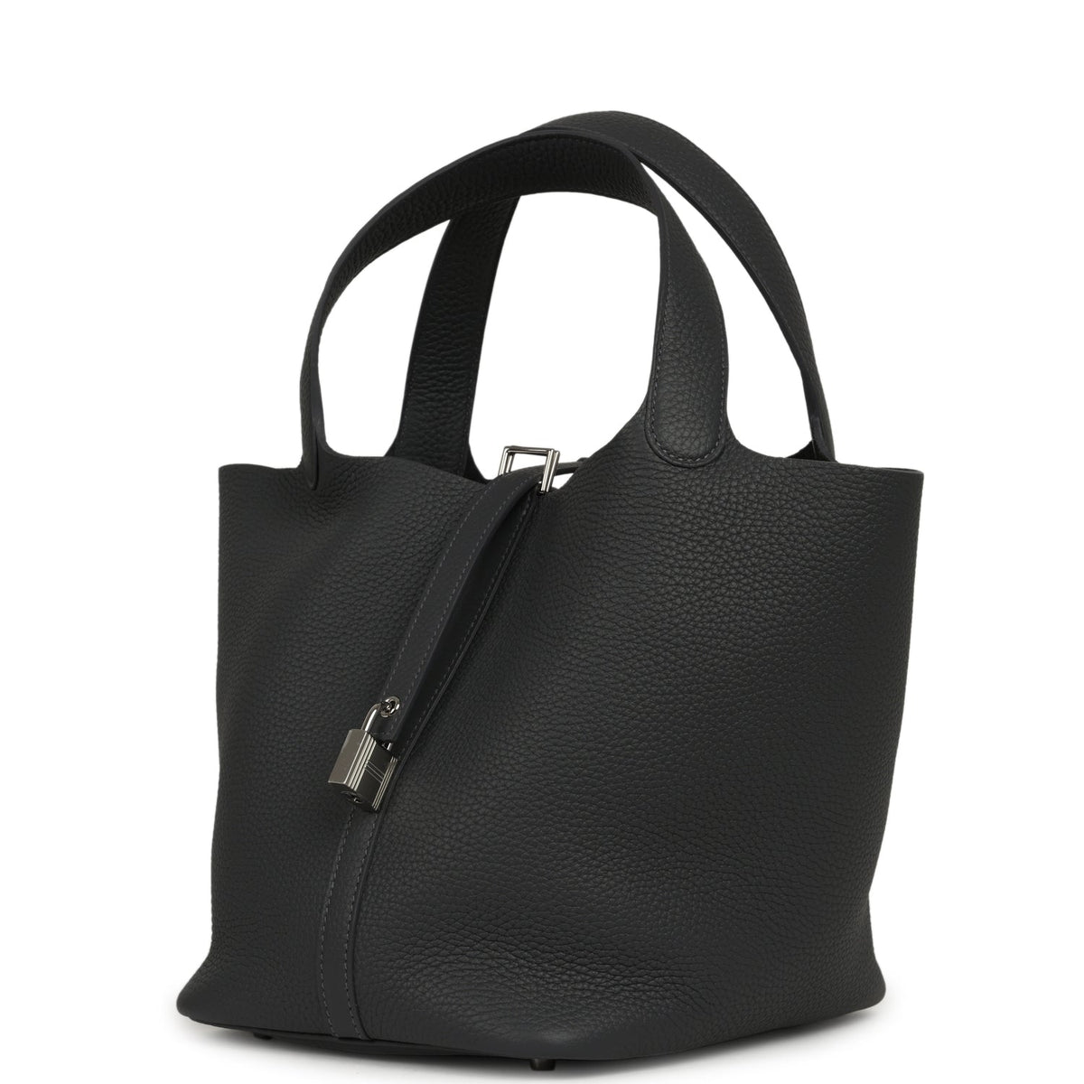 Hermes Picotin Lock 22 Ardoise Clemence Palladium Hardware
