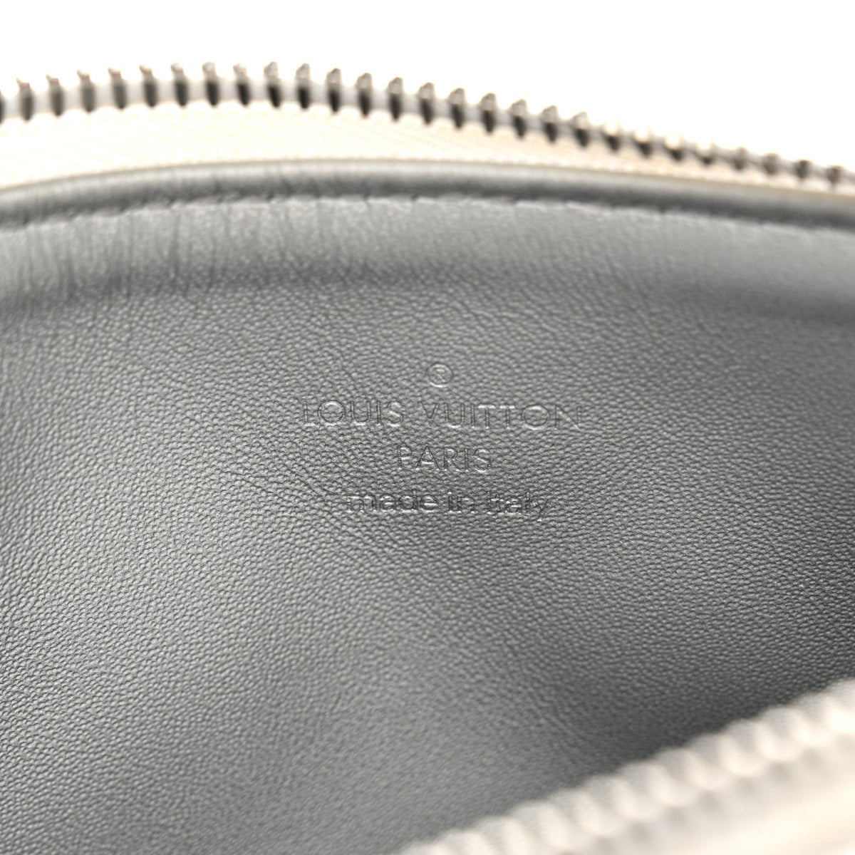 Lambskin Embossed Monogram Coussin BB  White Silver