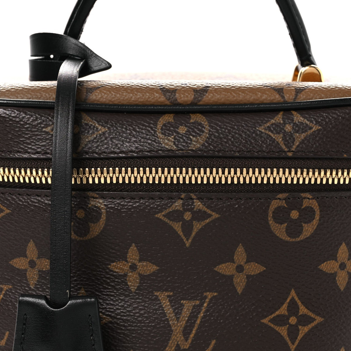 Reverse Monogram Vanity Chain Pouch