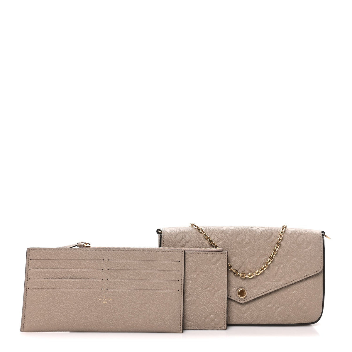 Empreinte Pochette Felicie Chain Wallet Tourterelle