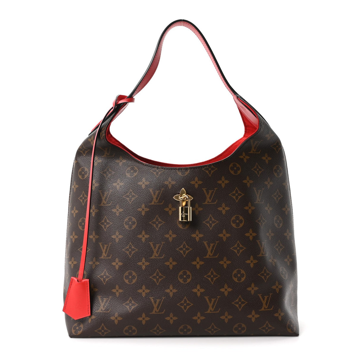 Monogram Flower Hobo Coquelicot