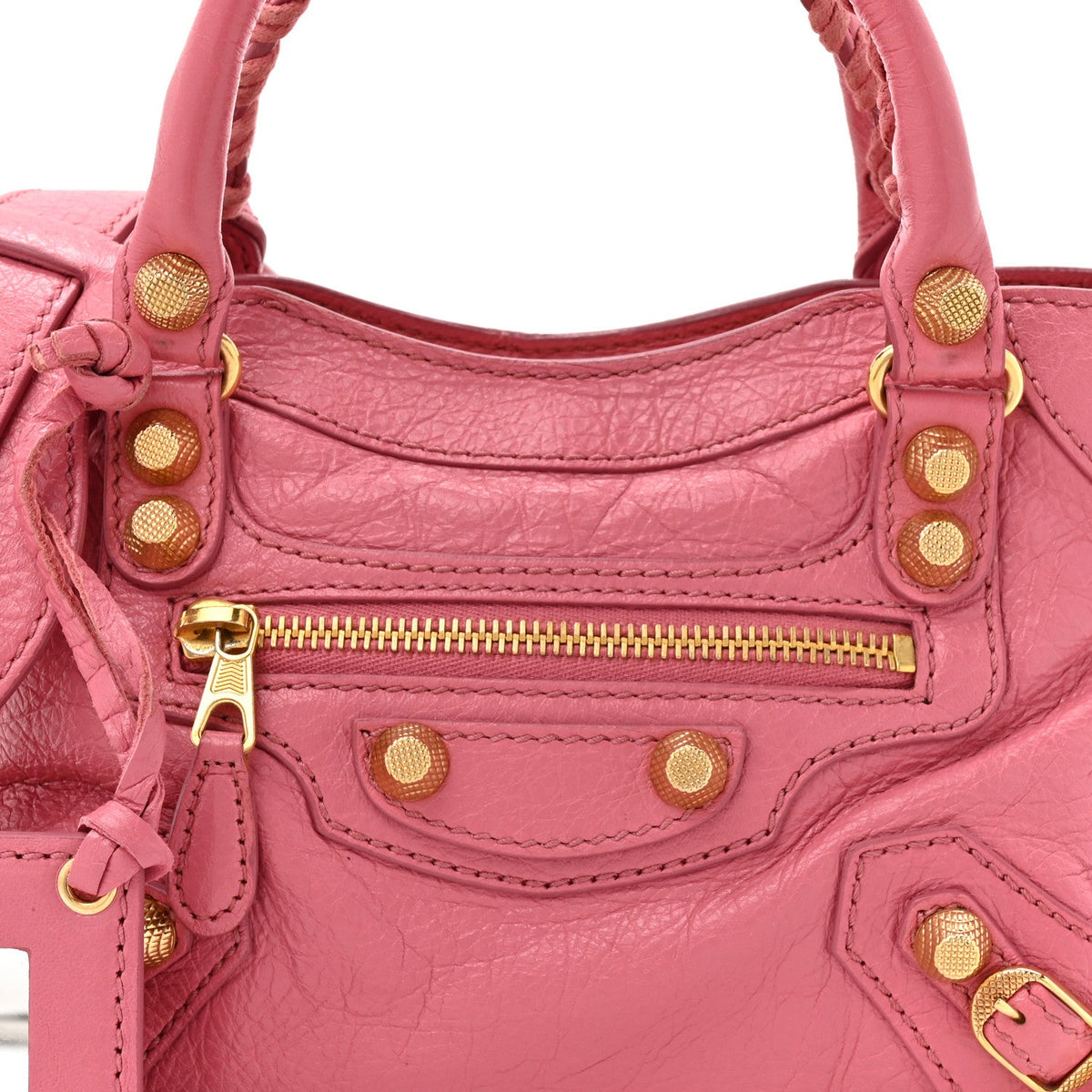 Agneau Giant 12 Gold Hardware Mini City Rose Bombon Raspberry