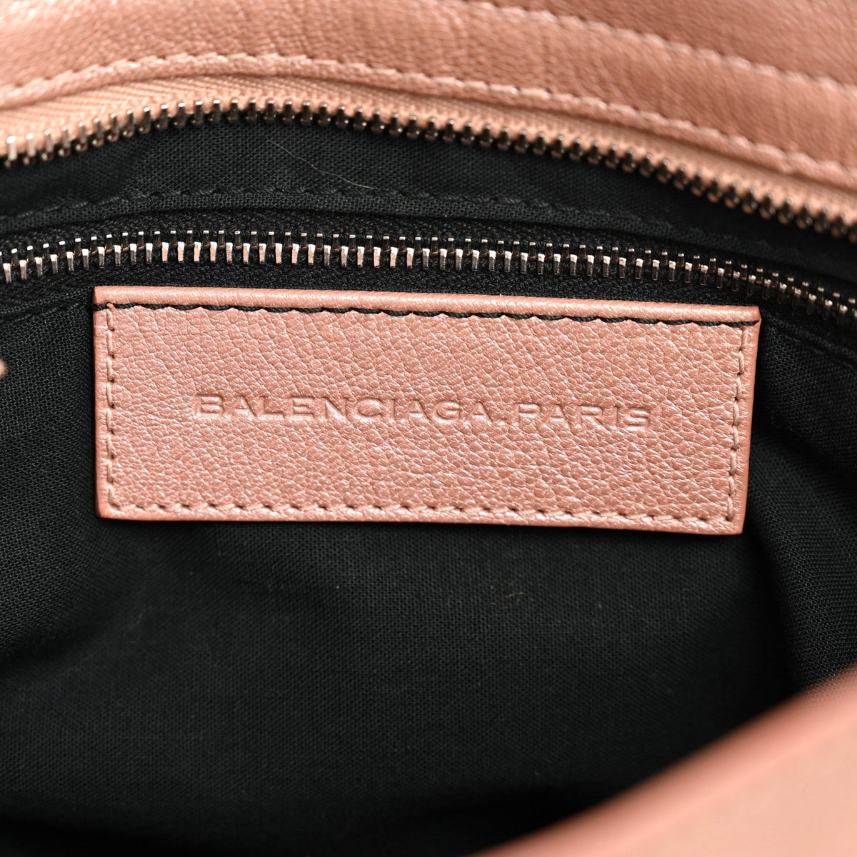 Pearlescent Goatskin Classic Palladium Hardware City Rose Rose Light