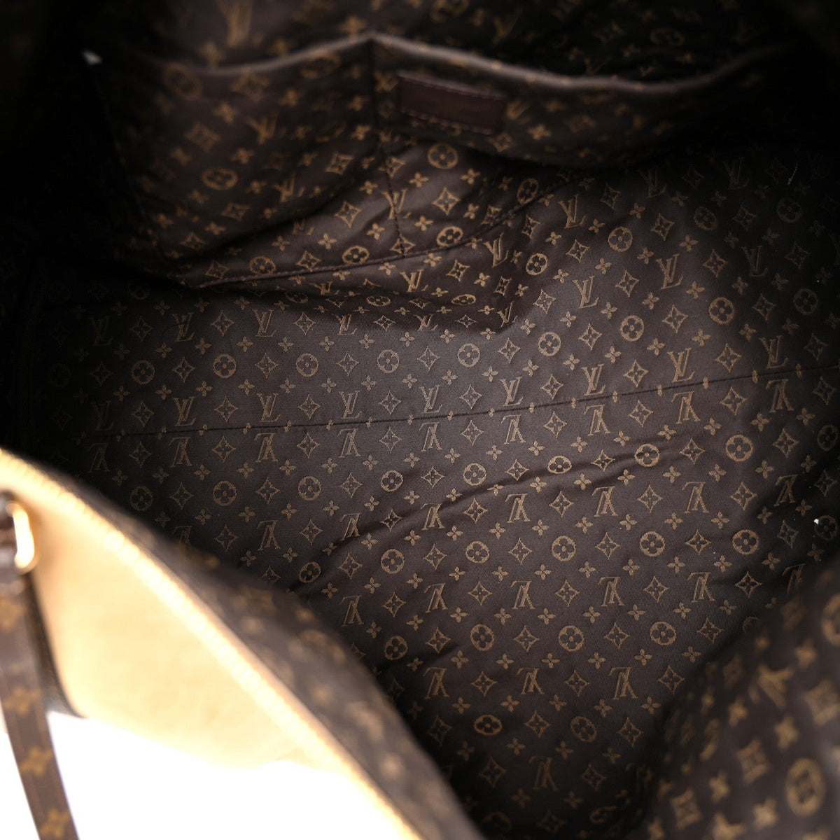 Suede Monogram Express GM Brown