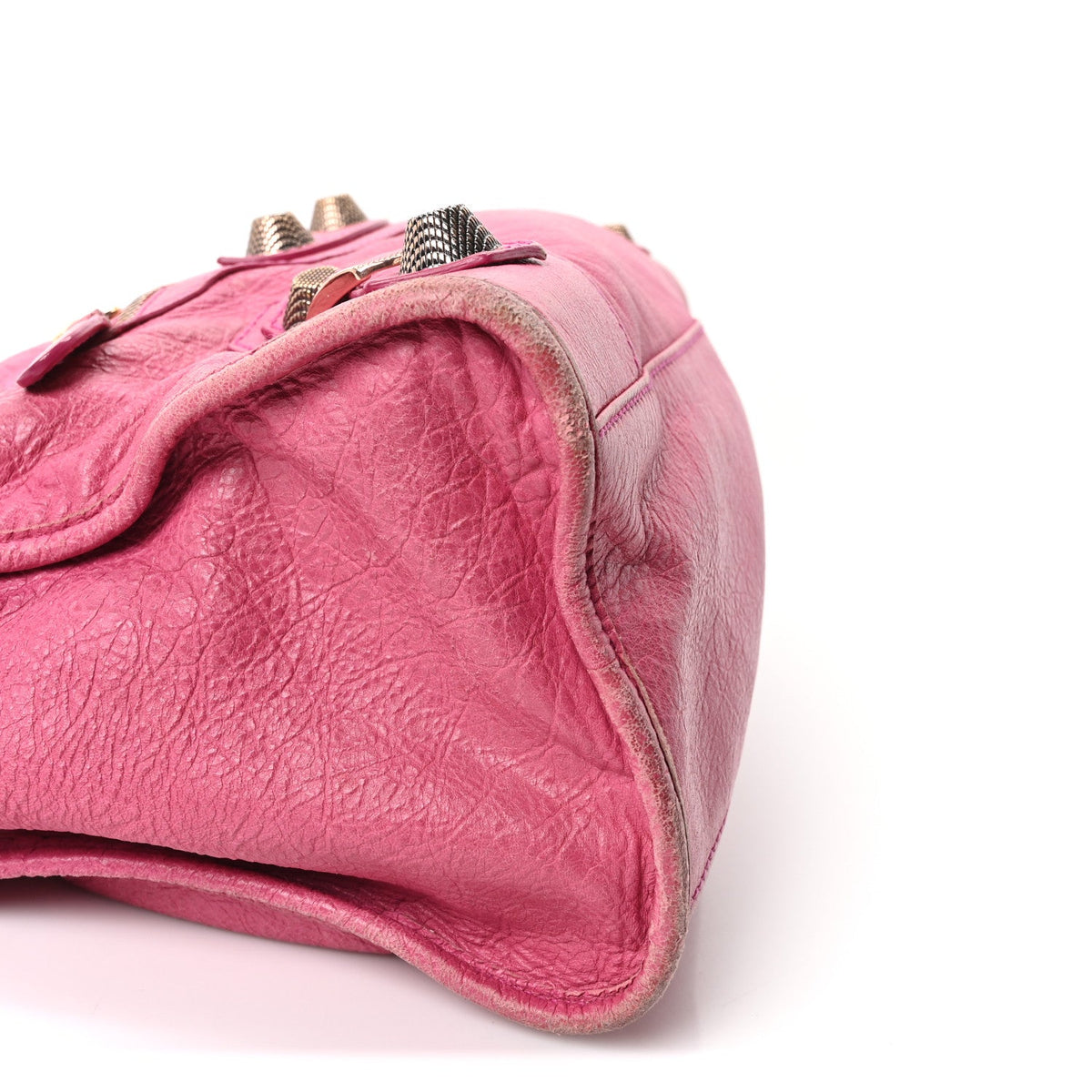 Agneau Giant 21 Rose Gold Hardware City Cyclamen Fucsia