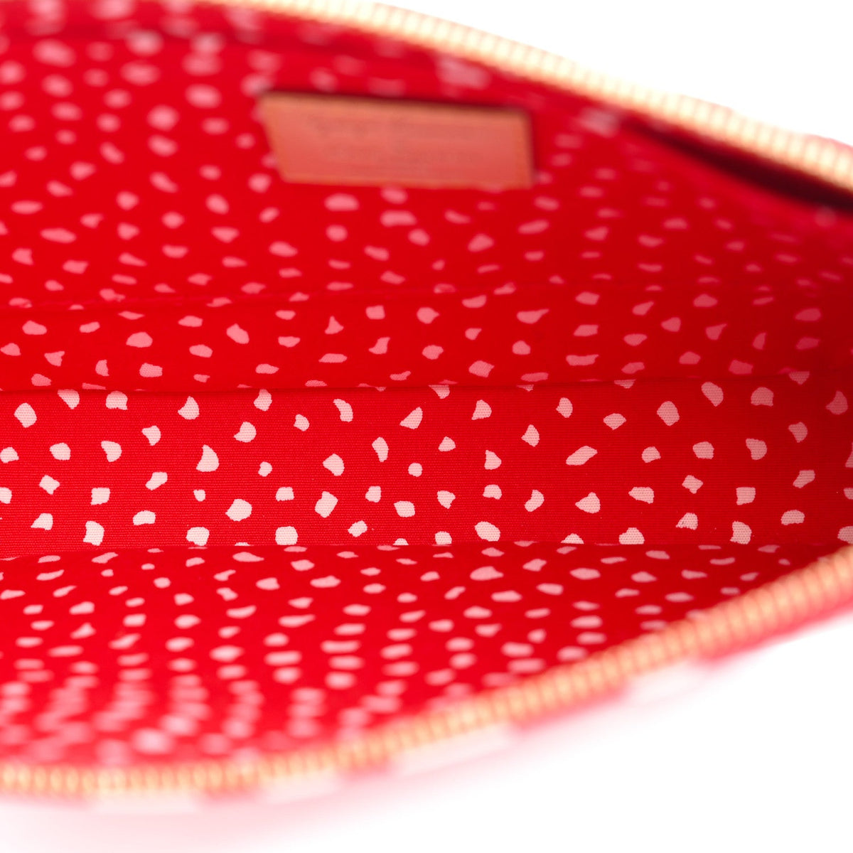 Vernis Kusama Infinity Dots Pochette Accessories Red