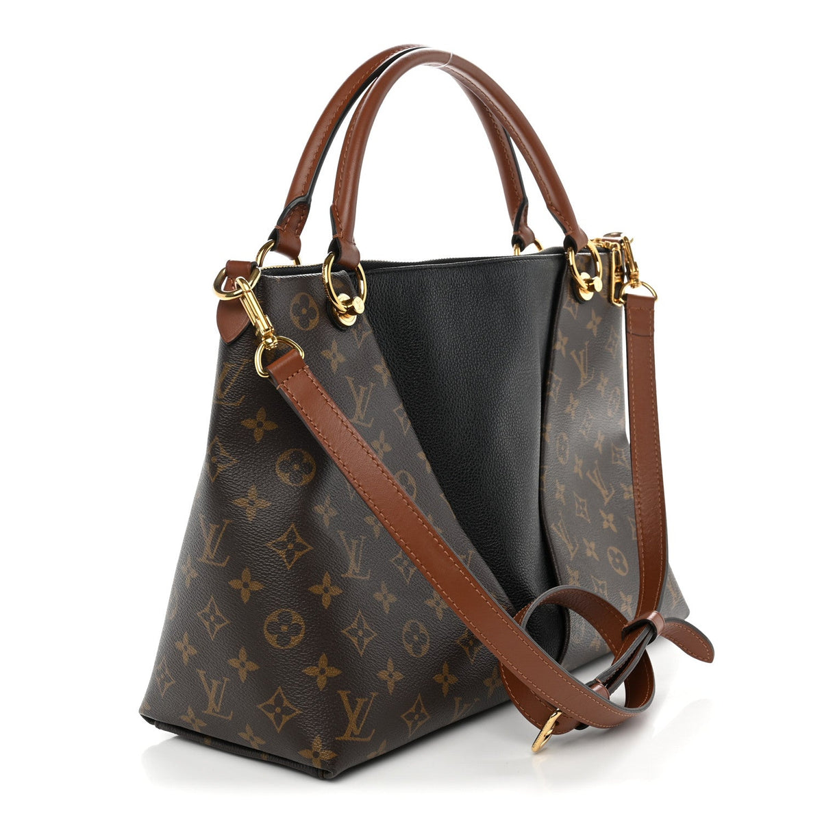 Monogram V Tote MM Black