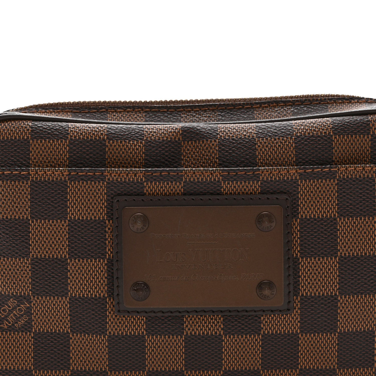 Damier Ebene Brooklyn Bum Bag