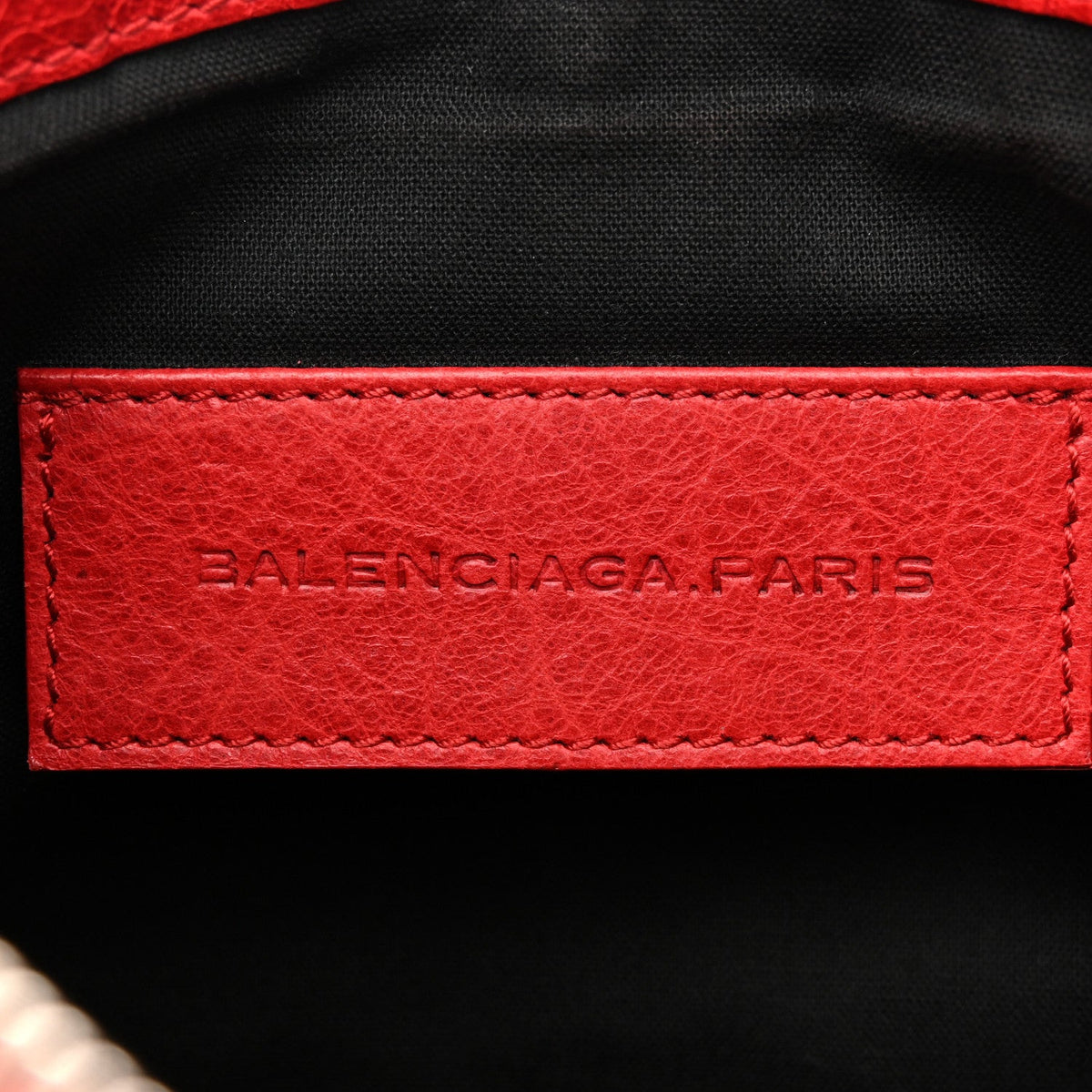 Agneau Arena Classic Hardware Small Clip Rouge Coquelicot