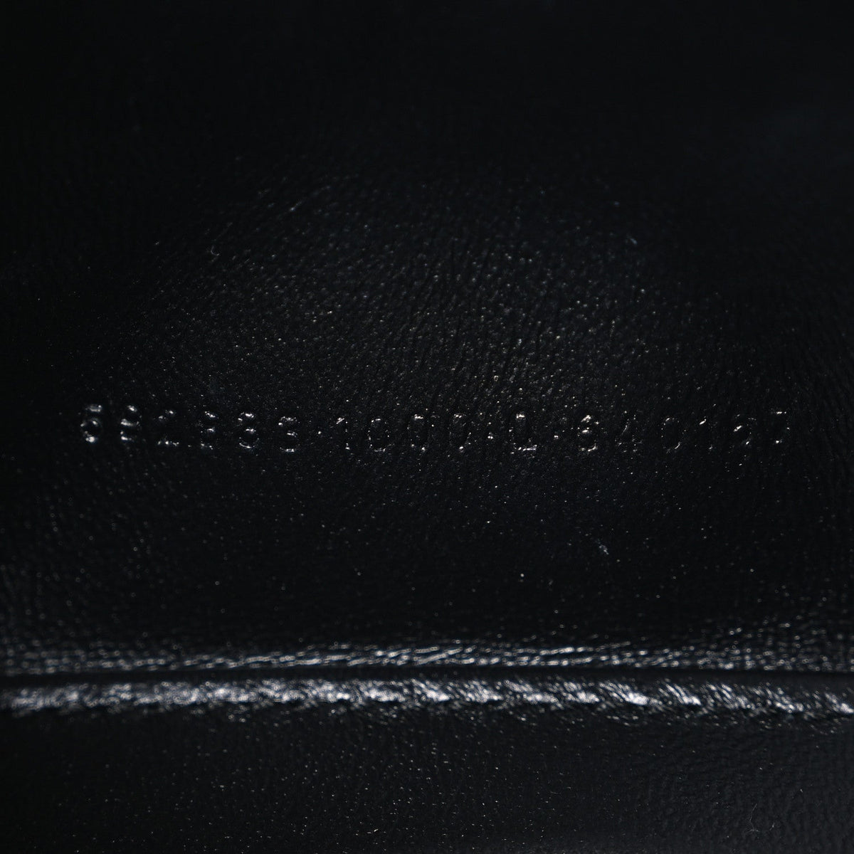 Shiny Calfskin Crocodile Embossed Hourglass Top Handle Bag XS Black