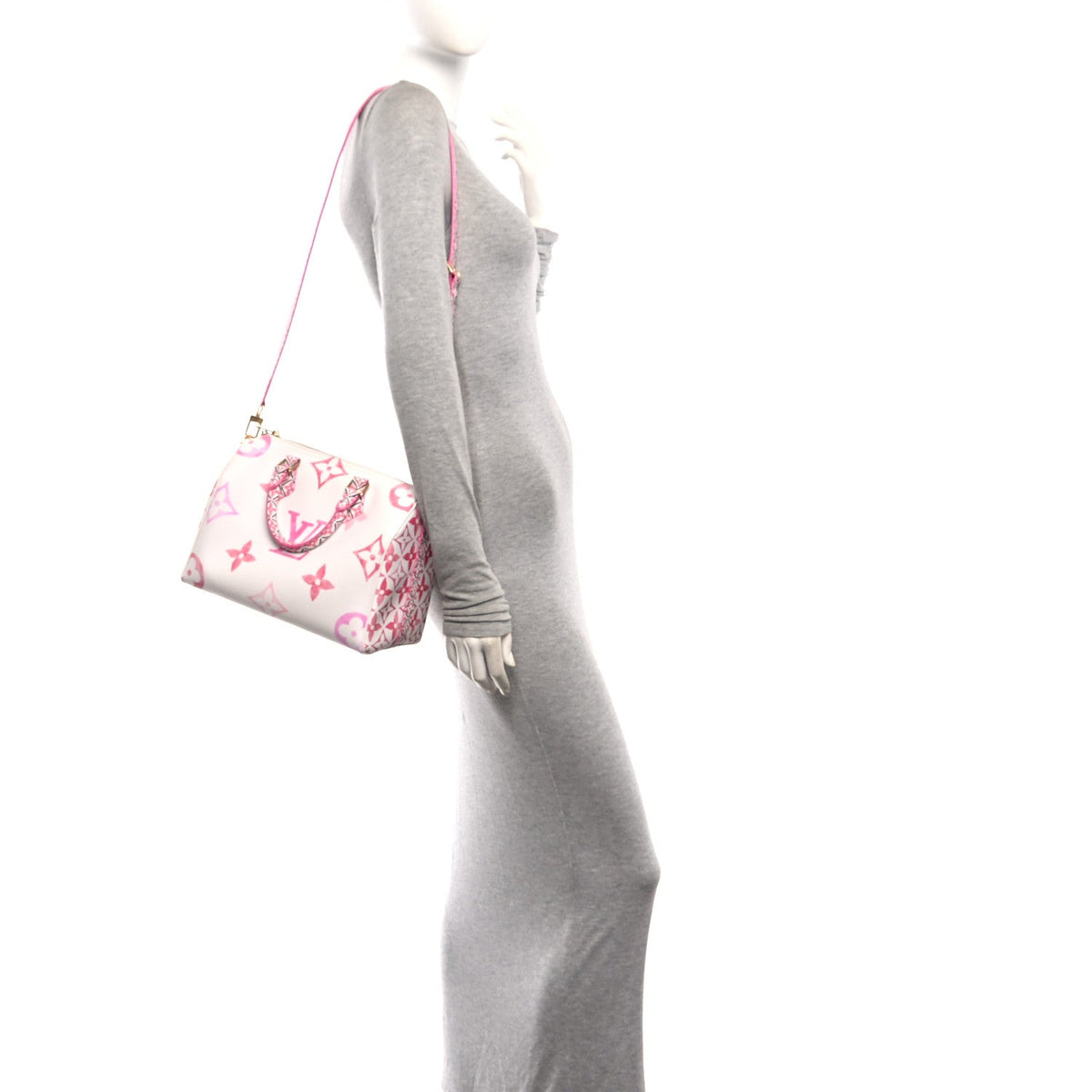 Monogram Giant Crafty Speedy Bandouliere 25 Rose