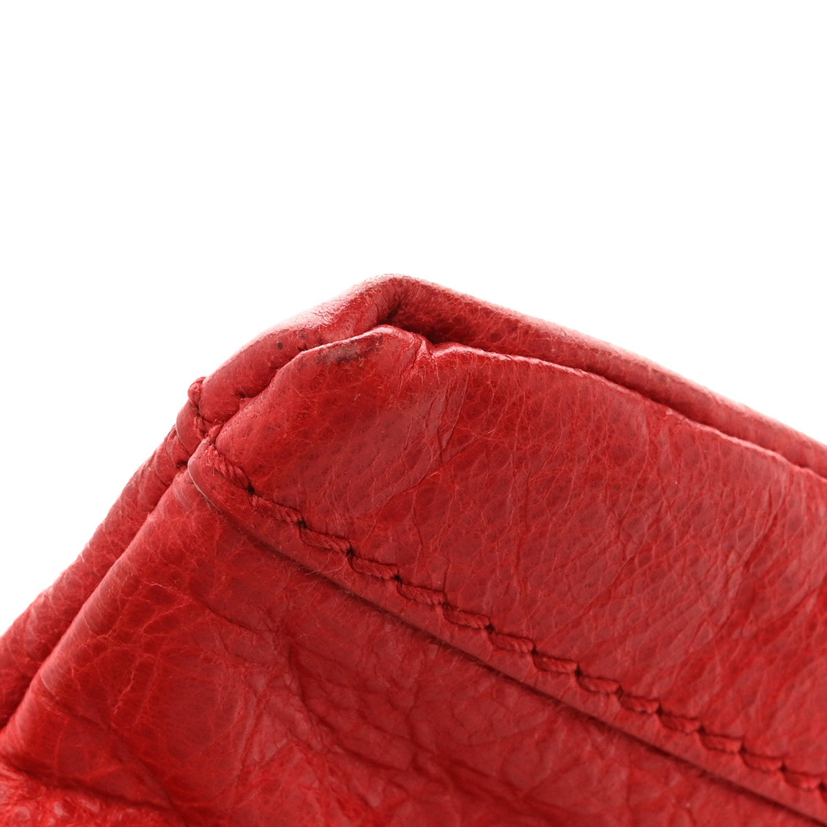 Agneau Arena Classic Hardware Small Clip Rouge Coquelicot